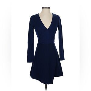 Alice + Olivia Deep Blue Long Sleeve Dress